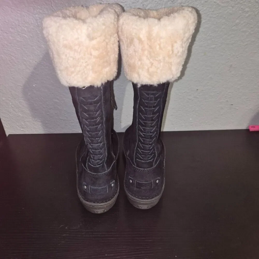 Ugg Black and Grey Boots